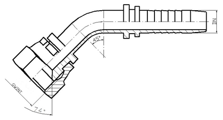 Racorduri dkj unf jic 45 grade (variante multiple) [1]