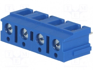 Electronice - Regleta de conexiuni, pentru PCB, 4 piste, 20A