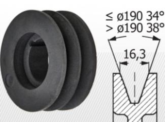 COMPONENTE INDUSTRIALE - Roata de curea SPB 090/1 BC1210