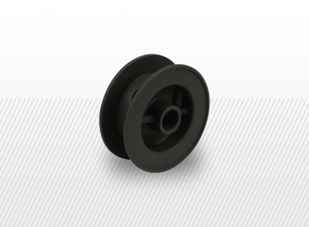 COMPONENTE INDUSTRIALE - Roata de intoarcere fara dinti pt. 812, din PA negru|Z=25, d=40 mm, 2P