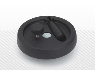 organe constructii masini - Roata de mana si maner cu articulatie si blocaj C990-125 D05