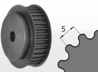 profil htd 5m - Roti pregaurite profil HTD 5m (variante multiple)