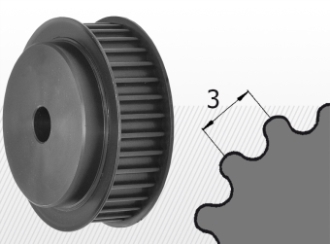 profil htd 3m - Roti pregaurite profil HTD 3m (variante multiple)