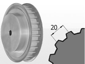 COMPONENTE INDUSTRIALE - Roti aluminiu profil AT20 (variante multiple)