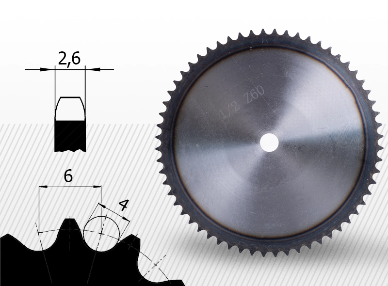 COMPONENTE INDUSTRIALE - Roata disc cu dantura calita 04b (variante multiple)