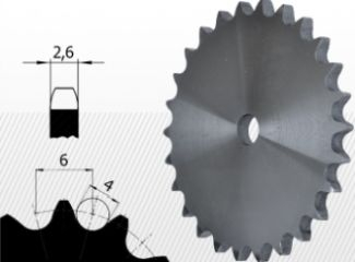 COMPONENTE INDUSTRIALE - Roata de lant plata disc 04B (variante multiple)