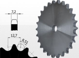 COMPONENTE INDUSTRIALE - Roata disc pentru lant 08B-2 Z=27