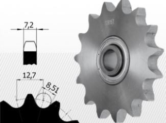 COMPONENTE INDUSTRIALE - Roata lant cu rulment 08b (variante multiple)