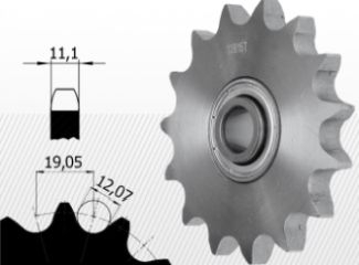 COMPONENTE INDUSTRIALE - Roata lant cu rulment 12b (variante multiple)