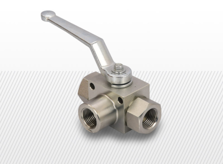 COMPONENTE INDUSTRIALE - Robinet cu bila 3 cai filet interior bspp (variante multiple)