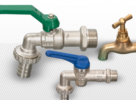 COMPONENTE INDUSTRIALE - Robinet dublu serviciu FE 1/2" CLABER 9624