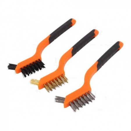 Accesorii Imprimante 3D si CNC - Set de 3 perii curatare