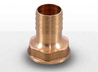 COMPONENTE INDUSTRIALE - Stut canelat 8 mm cu filet int. 1/8"
