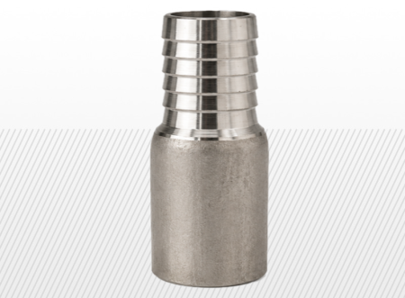 racorduri portfurtun - Stut sudabil crestat DN25 (28.6x34.2), Inox