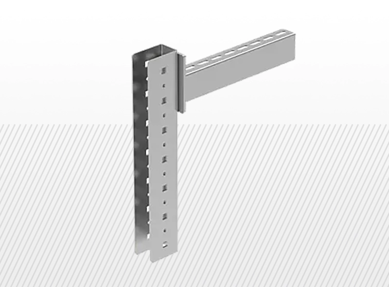 COMPONENTE INDUSTRIALE - Suport jgheab montabil KKPT-DP-40x60x305-YLW
