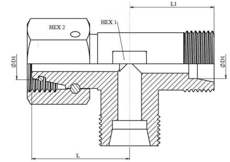 T metric cu filet exterior exterior interior (variante multiple) [1]