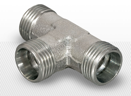 COMPONENTE INDUSTRIALE - T metric cu filet exterior (variante multiple)