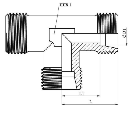 T metric cu filet exterior (variante multiple) [1]