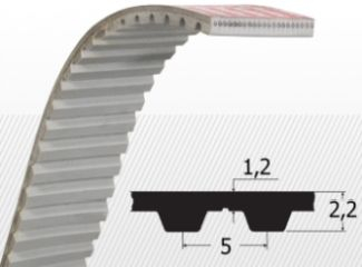 COMPONENTE INDUSTRIALE - Curea T5 215 (z=43), Optibelt Alpha Power