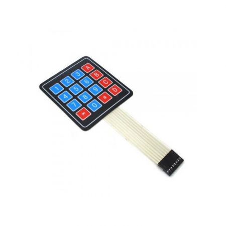Butoane tactile, endstopuri si encodere - Tastatura matriceala 4x3