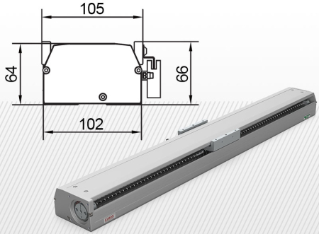 COMPONENTE INDUSTRIALE - Unitate liniara YSO 100-L05-0200-2P-MS
