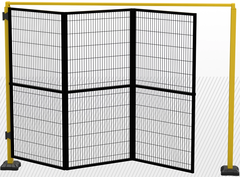 COMPONENTE INDUSTRIALE - Usi de acces tip acordeon cu 3 panouri (variante multiple)