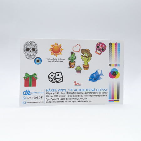 Sticker Vinyl Glossy Premium Cerc [3]