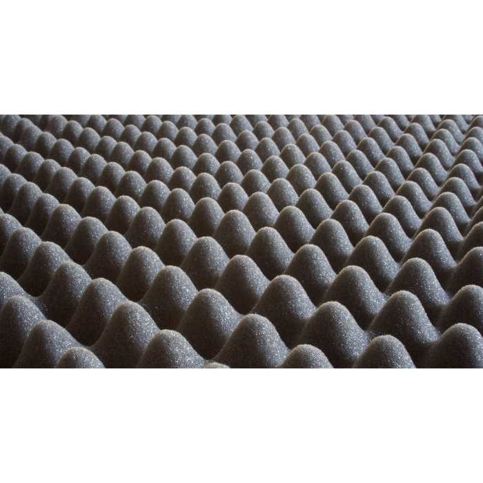 Adam Hall Eggbox Foam grey 2000 x 1000 x 50 mm [2]