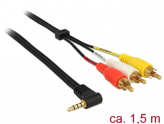 Adaptor jack 3.5mm TRRS - RCA [3]