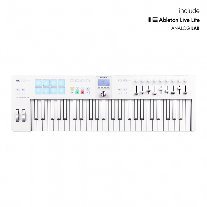 Arturia KeyLab Essential 49 MK3 Alpine White [1]