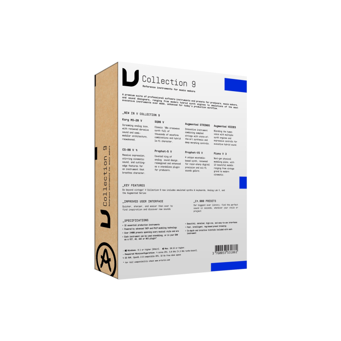 Arturia V Collection 9 - Licenta Electronica [2]