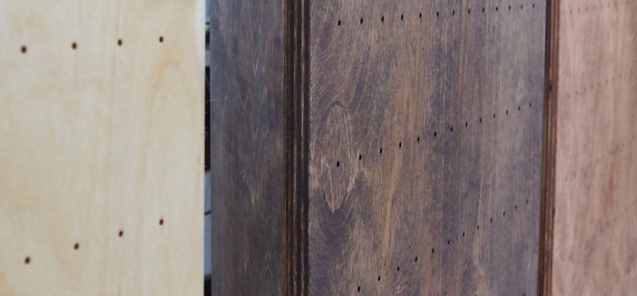 Bass Trap din lemn CBT Palisandru 120 x 26 x 26 cm [3]