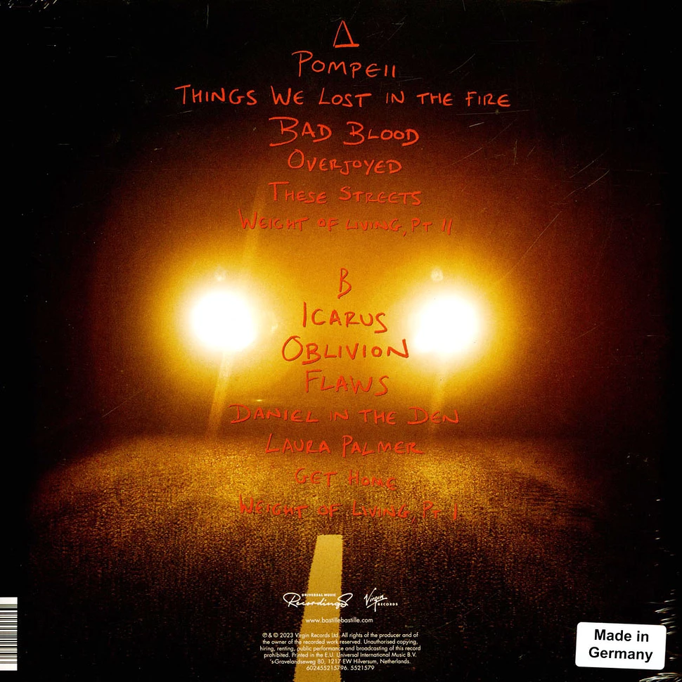 Bastille - Bad Blood X (10th Anniversary Edition - Clear Vinyl + 7" Vinyl) [2]