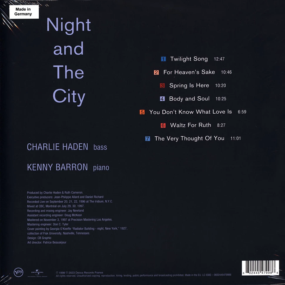 Charlie Haden & Kenny Barron - Night And The City [2]