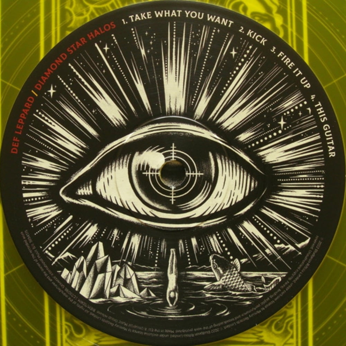 Def Leppard - Diamond Star Halos (Yellow / Red) [6]