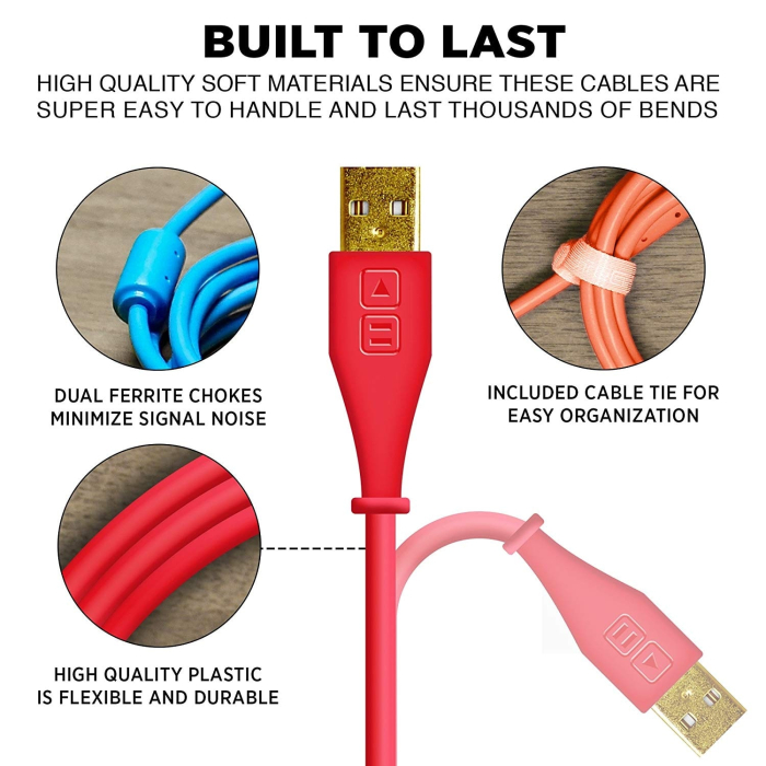 DjTechTools Chroma Cable USB C (red) [4]
