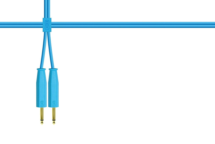 DjTechTools Chroma Cables Audio Jack 6.5 to Jack 6.5 Stereo (blue) [2]