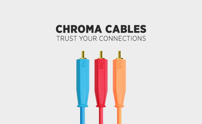 DjTechTools Chroma Cables Audio RCA to RCA Stereo (red) [9]