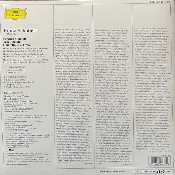 Franz Schubert - Piano Quintet In A Major (Trout) [2]