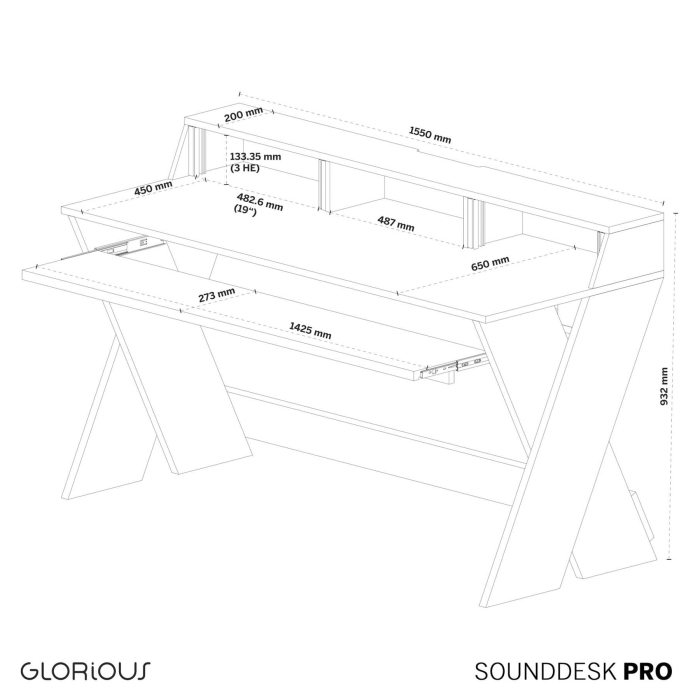 Glorious Sound Desk Pro Black [6]