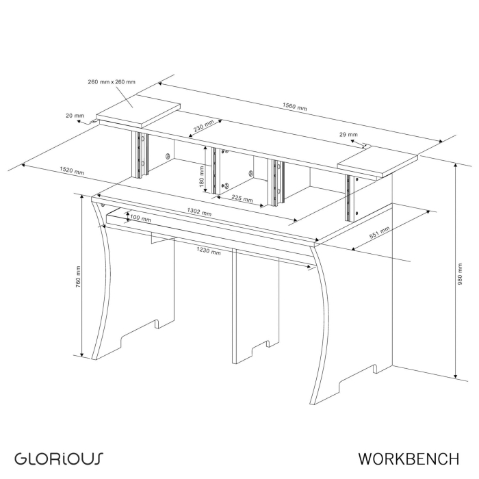 Glorious Workbench White [5]