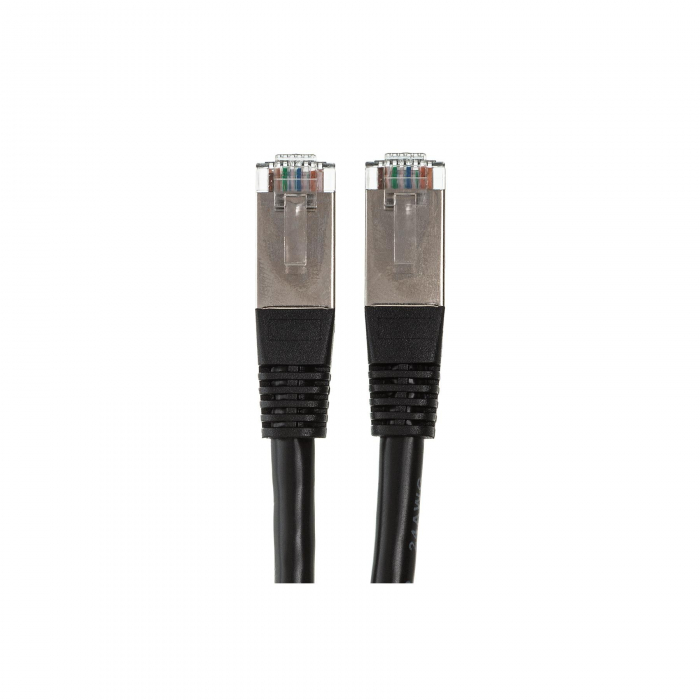 Hosa CAT-605BK - Cablu Ethernet Cat 6, 8P8C la Same -1.5m, Negru [3]