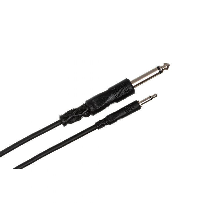 Hosa CMP-310 - Cablu Jack 3.5mm Tata Mono la Jack 6.35mm Tata Mono - 3m, Negru [4]