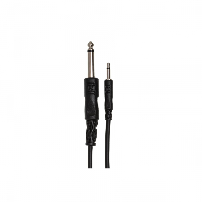 Hosa CMP-310 - Cablu Jack 3.5mm Tata Mono la Jack 6.35mm Tata Mono - 3m, Negru [2]