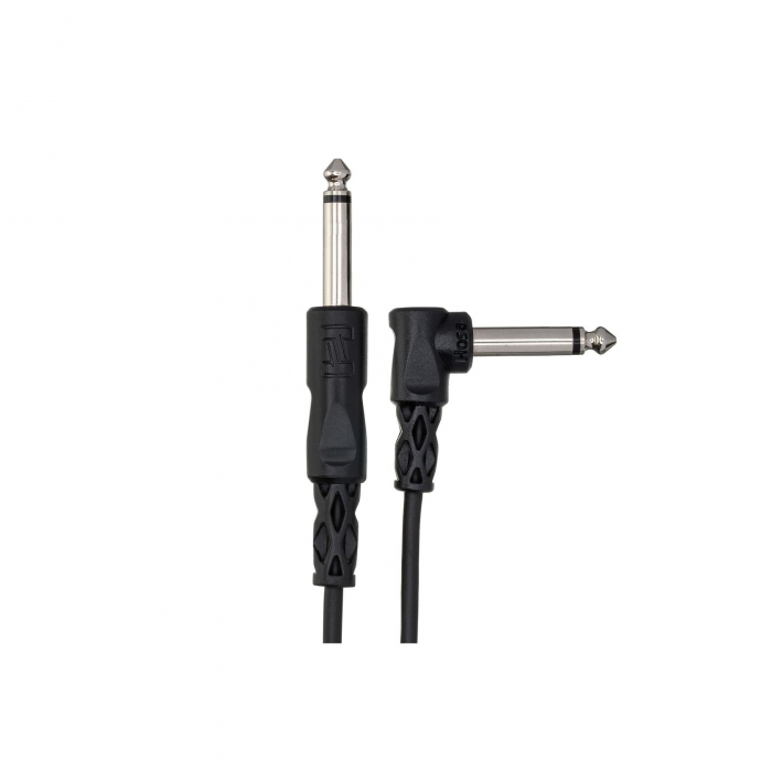 Hosa CPP-103R - Cablu Jack 6.35mm Tata Mono la Jack 6.35mm Tata Mono 90 grade - 0.9m, Negru [3]