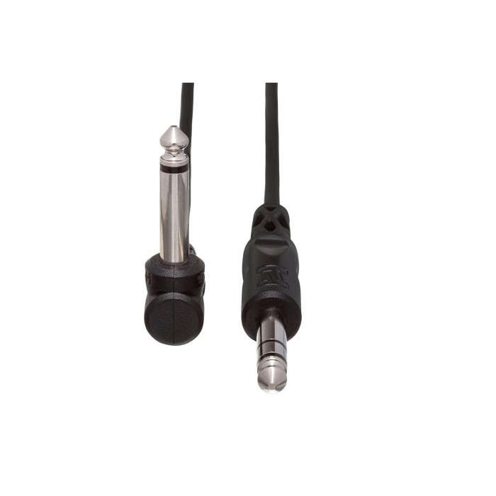 Hosa CPP-103R - Cablu Jack 6.35mm Tata Mono la Jack 6.35mm Tata Mono 90 grade - 0.9m, Negru [4]
