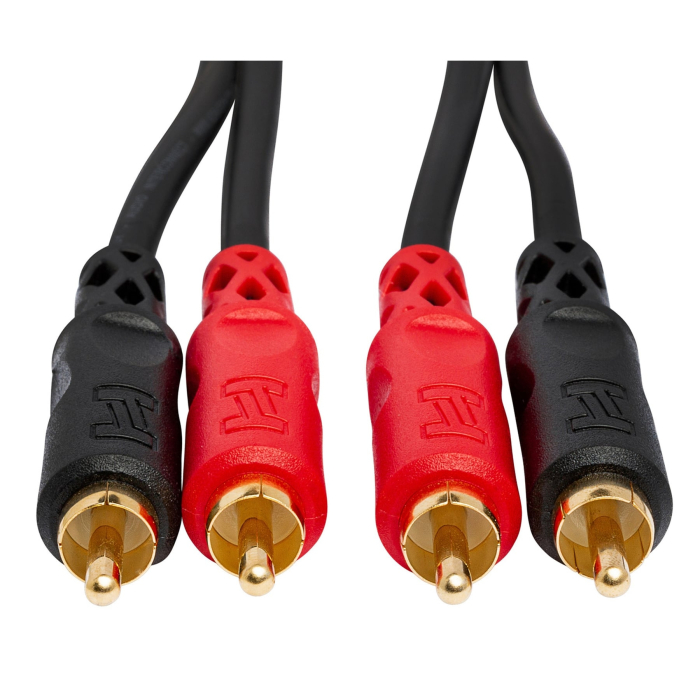 Hosa CRA 202 AU - Set Cabluri RCA la RCA Tata aurit - 2m [3]