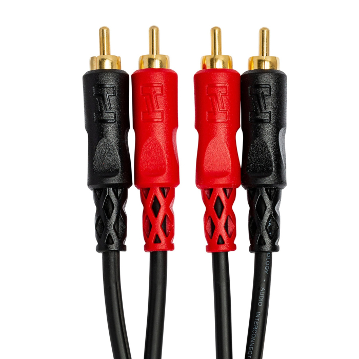 Hosa CRA 202 AU - Set Cabluri RCA la RCA Tata aurit - 2m [4]