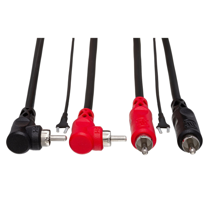Hosa CRA 202 DJ - Set Cabluri Pick-Up RCA Tata 90 grade la RCA Tata cu Ground - 2m [4]