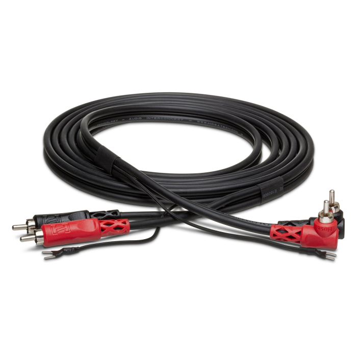 Hosa CRA 202 DJ - Set Cabluri Pick-Up RCA Tata 90 grade la RCA Tata cu Ground - 2m [2]